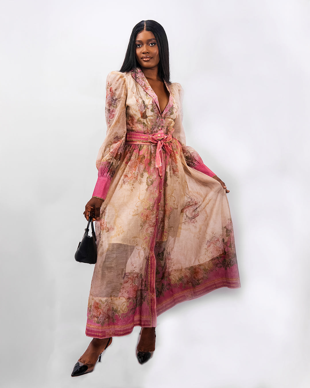 Pink Aura Vintage Dress